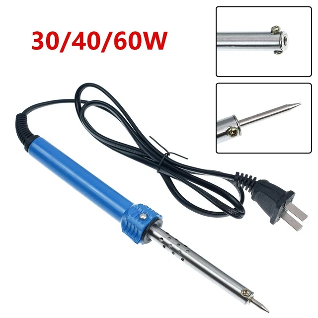 Soldering Iron Welding Solder 200Ω Blue+silver For IC Transistors For PC Boards