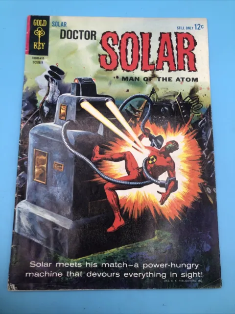 Doctor Solar Man Of The Atom No.9 Full Wrap-Around-Cover 12c Oct. 1964