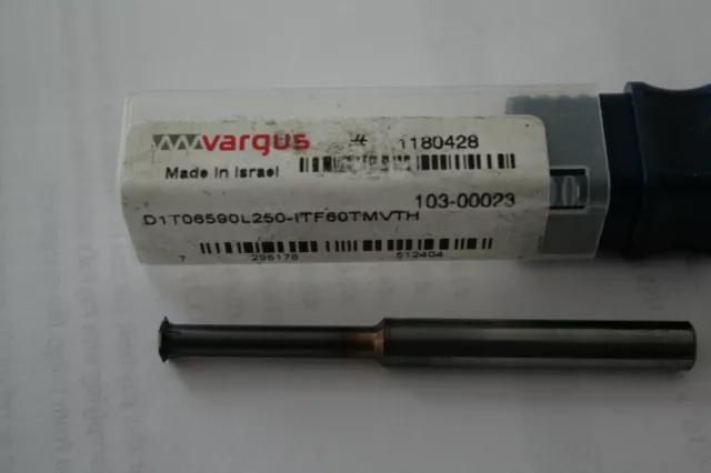 Vargus Solid Carbide Thread Mill - D1T06590L250-ITF60TMVTH (103-00023)