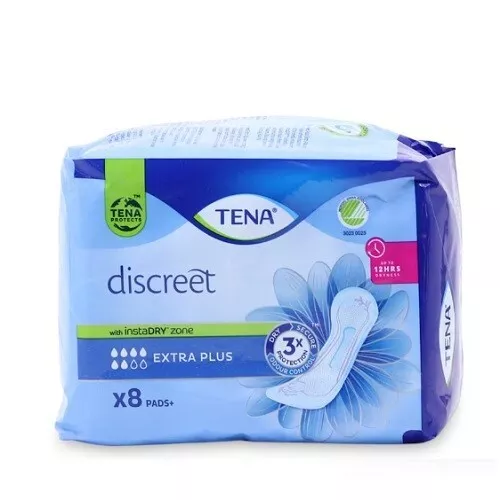 Tena Lady Discreet Extra Plus -Pack Of 8 Pads