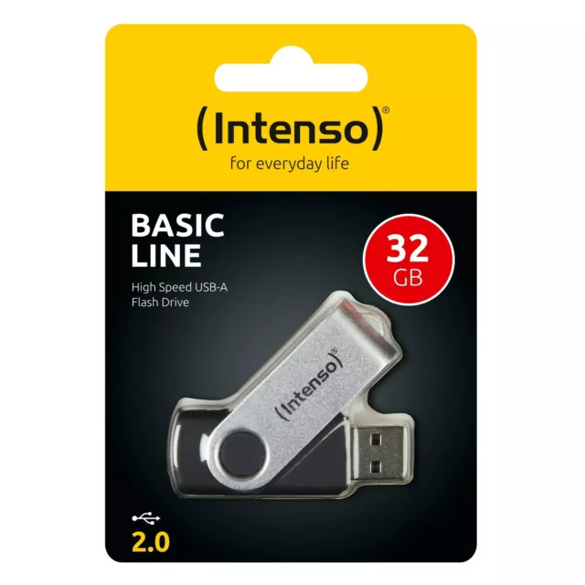 Intenso Clé USB Basic Line 2.0 Flash Entraînement USB La 32GB