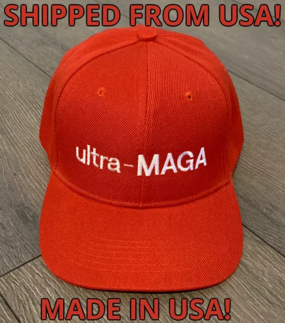 Ultra MAGA Hat MAKE AMERICA GREAT AGAIN Cap Trump Inspired EMBROIDERED 2024 USA