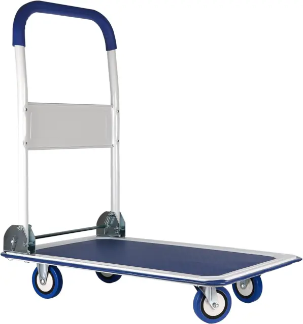 Cart Utility Foldable with Wheels Garden Wagon Heavy Duty Rolling 330 lbs Cart