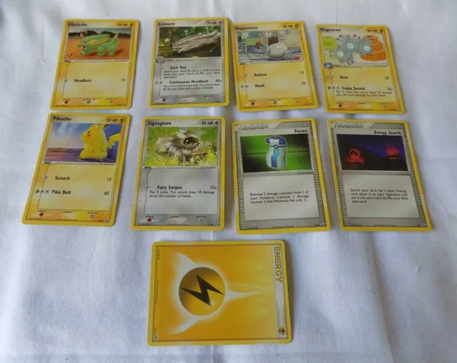 Vintage Pokemon Trading Card  LATIAS LATIOS  2004  Nearly a full set  - 9 Cards