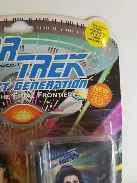 1993 Playmates Toys Star Trek The Next Generation Counselor Deanna Troi NEW 3