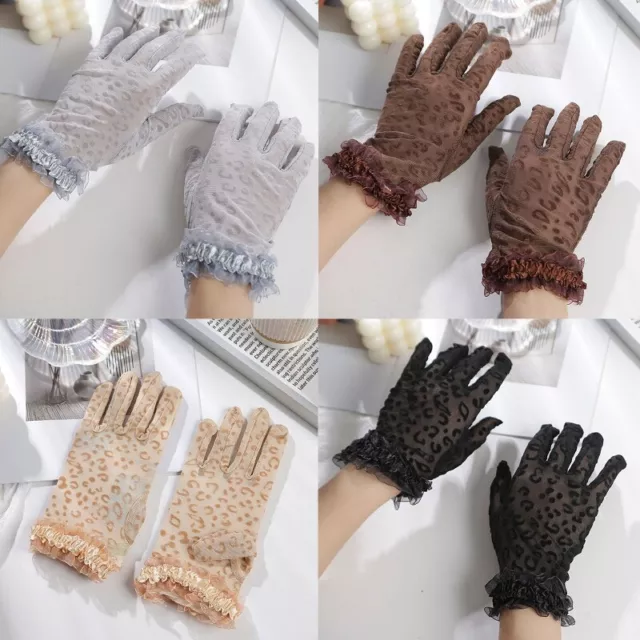 Ladies Lace Gloves Women Girls Elegant Short Gloves Courtesy Summer Gloves