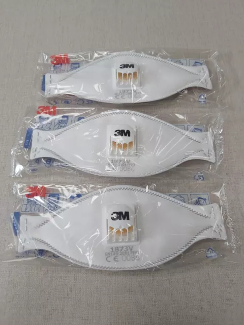 3M Aura Particulate Respirator Masks FFP3, 1873V 3x Masks Sealed