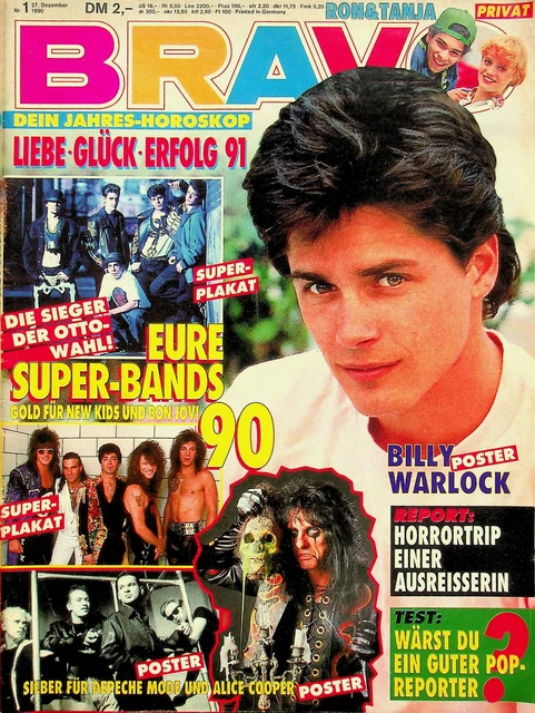 Bravo 01/1990 Depeche Mode Bros Milli Vanilli Torfrock Maxi Priest