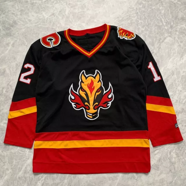 CCM authentic Calgary Flames Jarome Iginla jersey 2004 Stanley Cup Final  SCF 52