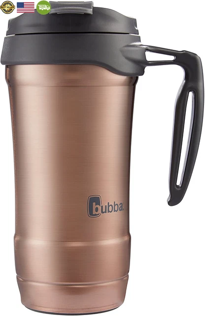 Bubba Hero Dual-Wall Vacuum-Insulated Stainless Steel Travel Mug, 18 Oz., Rose G 2