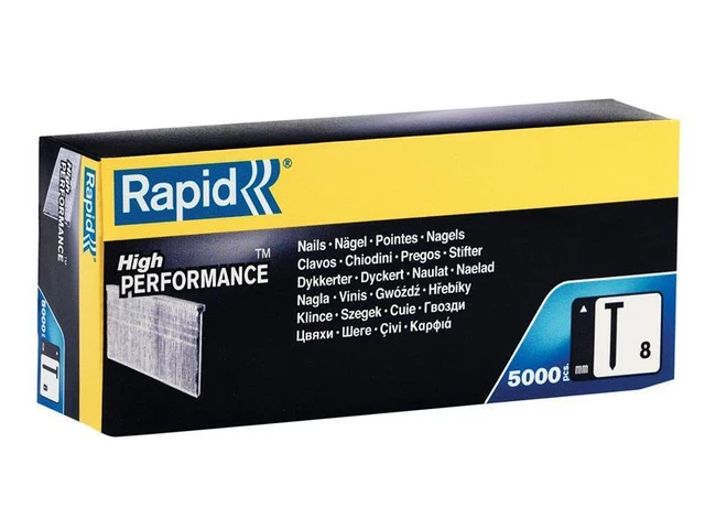 Rapid 40100537 No.8 Brad Unghie 18Ga 50mm (Scatola 5000) RPD850
