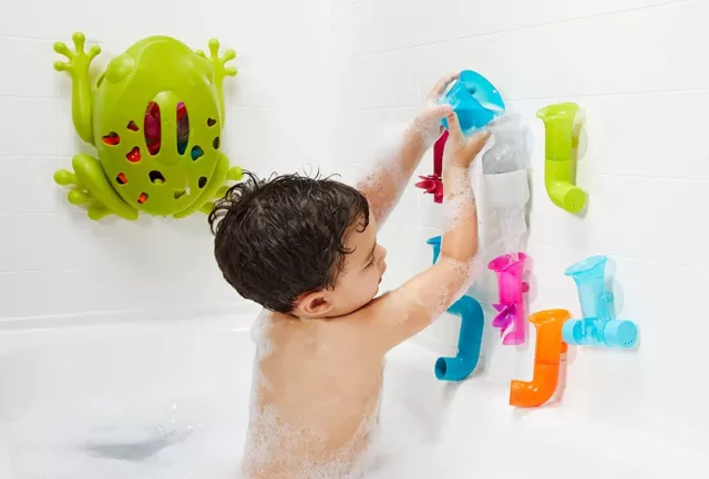 Boon PIPES Toddler Bath Toys - Toddler and Baby Bath Toys - Easter Basket Stuffe 2