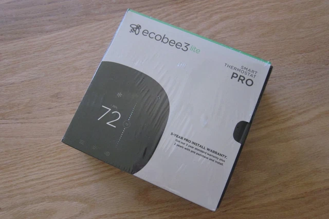 Ecobee3 Lite Smart WiFi Thermostat Pro - Black - New & Sealed