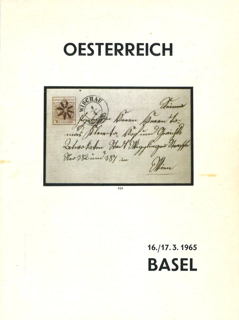 Robson Lowe / Urs Kaufmann: Austria (1965) - I. Beer + W. Frankauser-Slg.