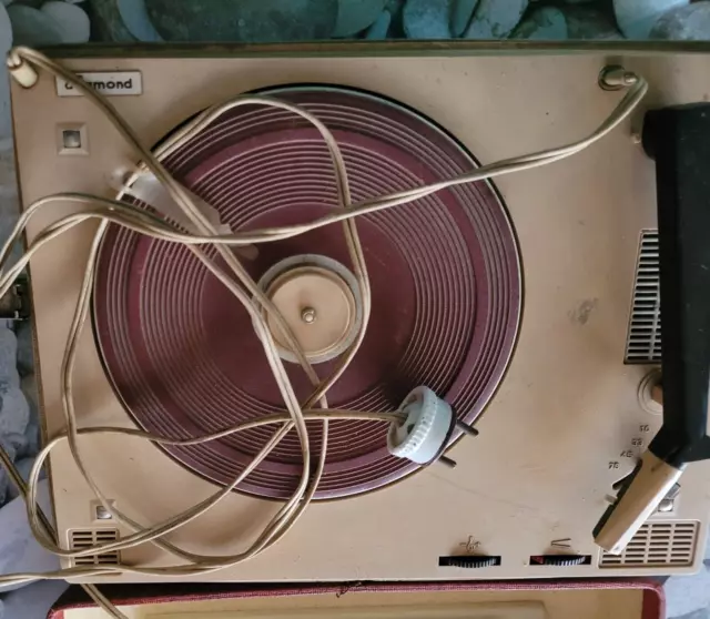 Ancien Tourne Disque Philips,Non Tester,Soit A Reviser,Pieces,Ou Collectionneur