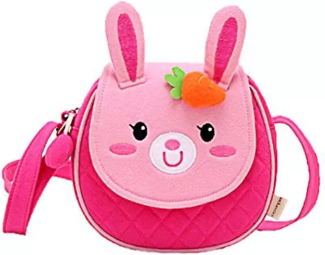 Moolecole Cartoon Tier Handtasche Kleinkind Mädchen Jungen Baumwolle Schultertasche Kinderzimmer