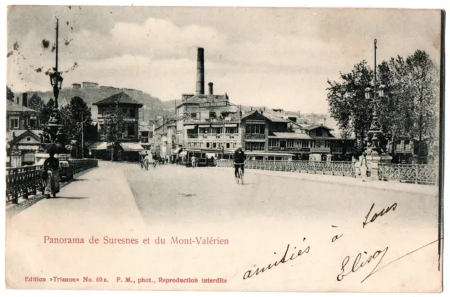 CPA 92 - SURESNES (Hauts de Seine) - Panorama de Suresnes et du Mont-Valérien
