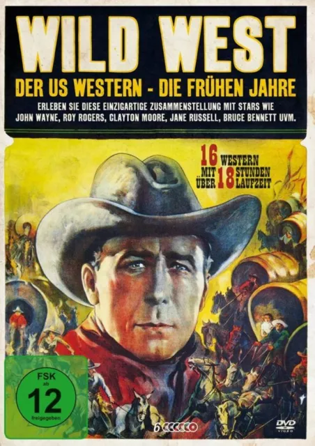 Wild West - Der US-Western - Die frühen Jahre / 16 Westernklassiker auf 6 DVD