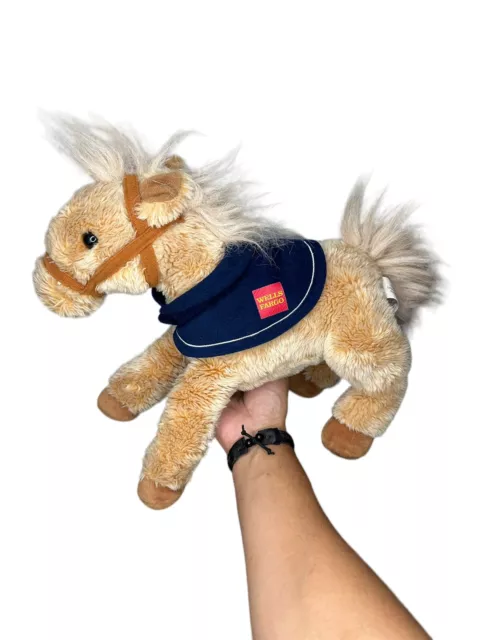 Wells Fargo Legendary Pony Nellie Plush Stuffed Animal 14" Tan Horse 2015