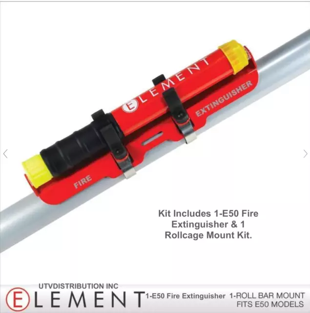 ELEMENT Fire Extinguisher E50 40050 50 second discharge With Rollcage Mount Kit