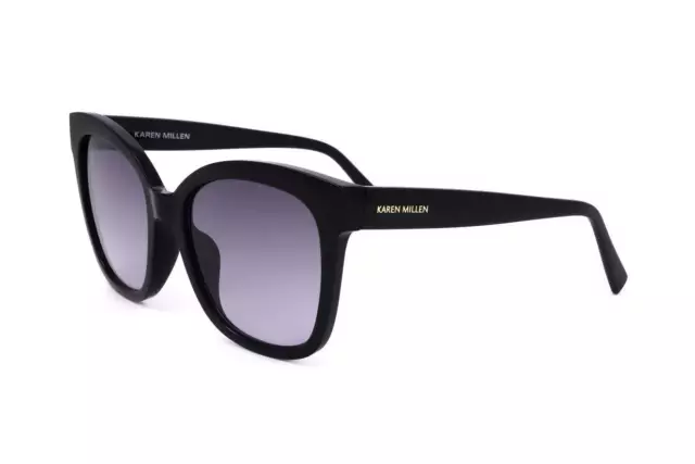 Karen Millen KM5052 001 BLACK 56//140 WOMAN Sunglasses