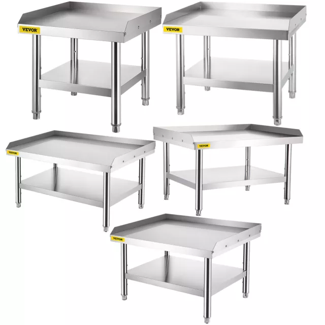 Stainless Steel Table for Prep & Work Kitchen Equipment Stand 24/36/48/60 Inch