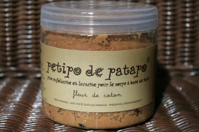 Pâte exfoliante et lavante artisanale Fleur de Coton, 450ml – CASA NATURE