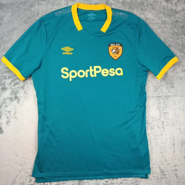 Hull City England 2019/2020 Third 3Rd Football Shirt Jersey Umbro Size L Large