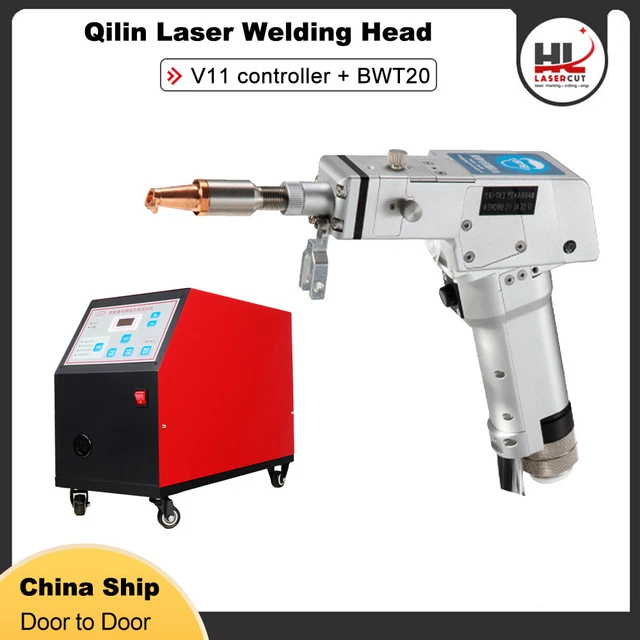 1064nm Laser Welding System BWT20 Welding Head QBH 2000W + SS-BWT20 Wire Feeder