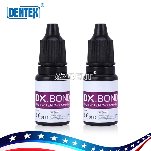 2 Boxes Dental Light Cure Indirect Ideal Dentin Enamel Resin Bonding Adhesive US