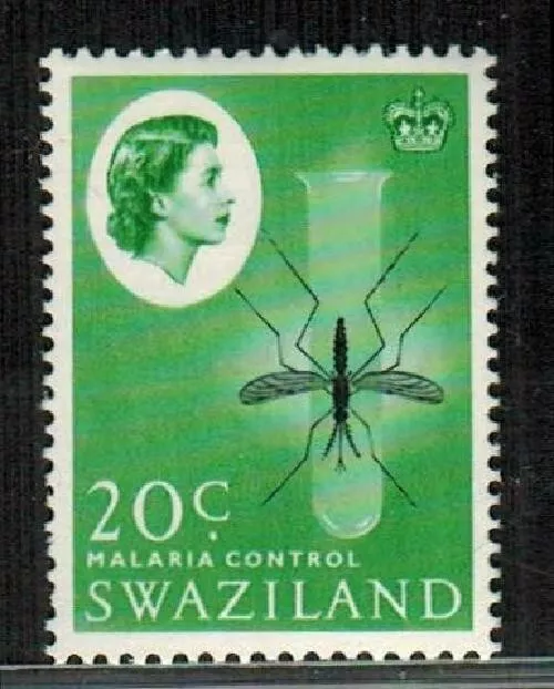 Swaziland 1962 20c SG101 MNH Malaria Control Mosquito Fast Free US Shipping