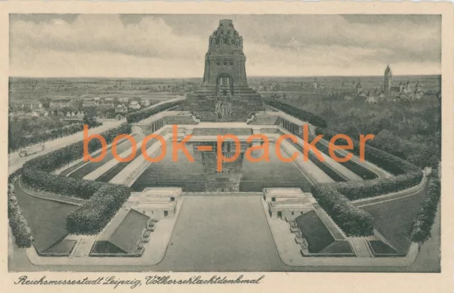 Alte AK/Vintage postcard: Reichsmessestadt LEIPZIG | Völkerschlachtdenkmal ~30er