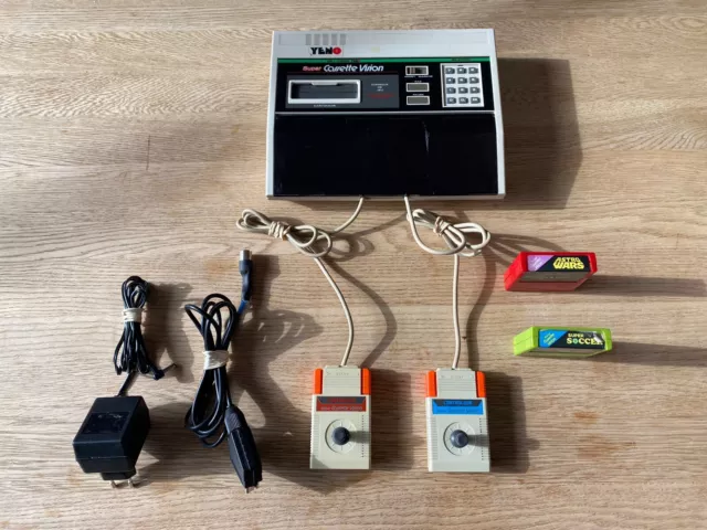 Console Yeno Super Cassette + 2 Jeux       Vintage