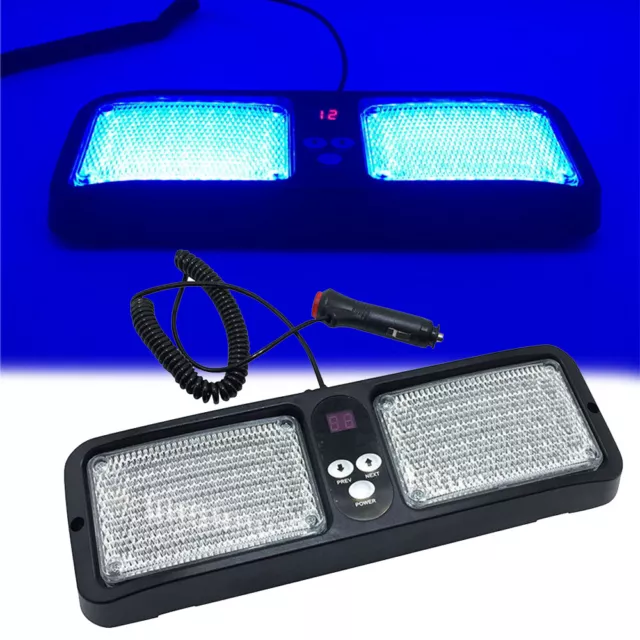 Parasol estroboscópico para coche 86-LED luz de emergencia peligro lámpara de advertencia 12V 2