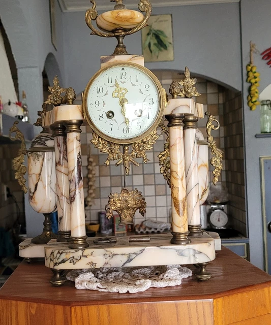 CAFIEDR Horloge à Pendule Vintage Avec Carillon Westminster - Horloge De Cheminée En Bois