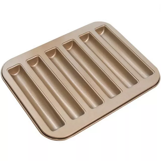 Biscuit Stick Baking Tray Carbon Steel Breadstick Biscotti Ladyfinger Small6331