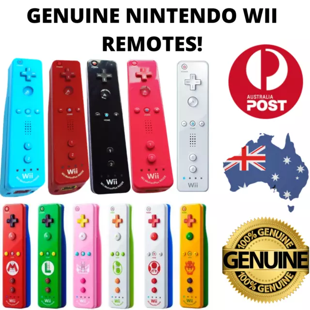 GENUINE Nintendo Wii Remote Controller! Wii U, Motion Plus! 🇦🇺 FREE POST!