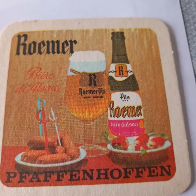 Ancien sous bock bière ROEMER