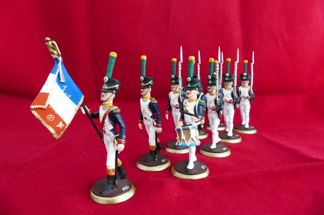Soldats De Plomb 1er Empire – Voltigeur 9e De Ligne – Signé Claude Alexandre (54mm)