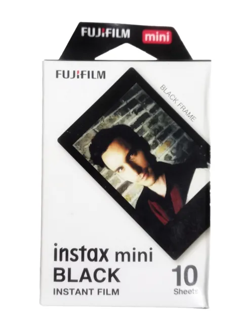 instax mini black instant film - 10 sheets - expired in November 2021