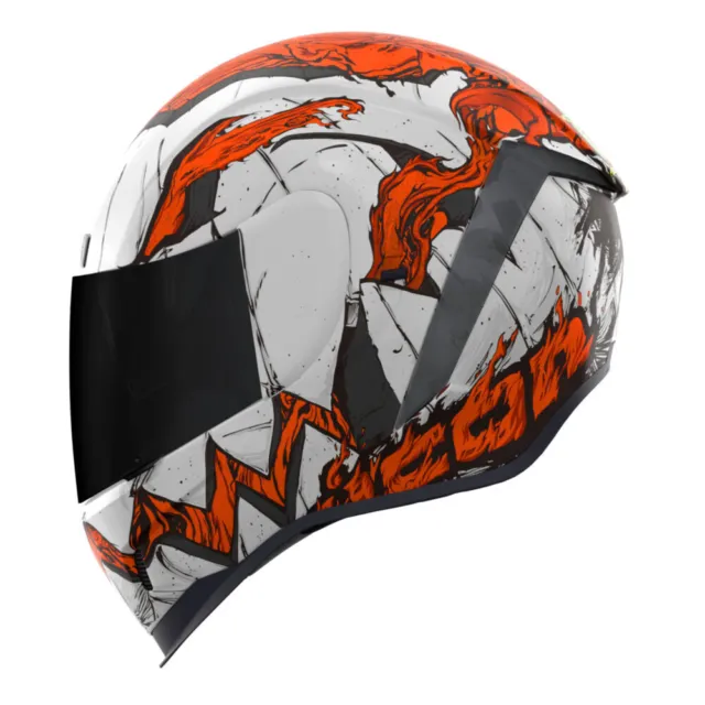 Icon Airform Trick or Street 3 Glow in the Dark Motorcycle Full Face Helmet