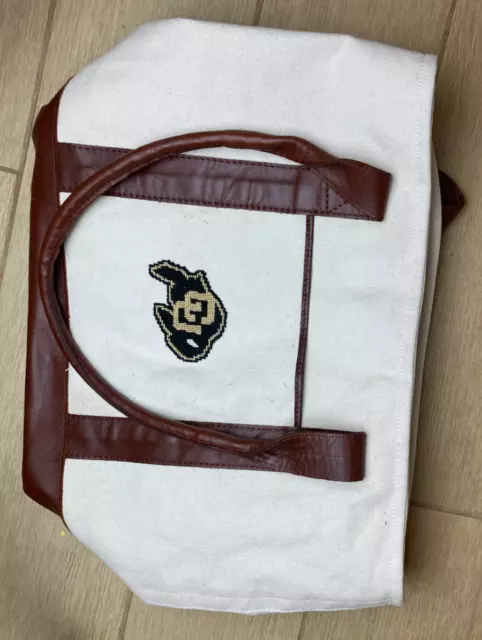 Smathers & Branson Hand-Stiched Tote Bag/The University of Colorado Boulder