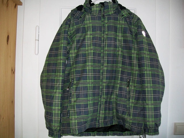 Winterjacke, Skijacke, Killtec, Grau/Grün, Gr. 176  (Nr.605)