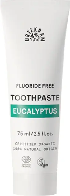 Urtekram Dentifrice Eucalyptus (Fluorure Gratuit) 75ml