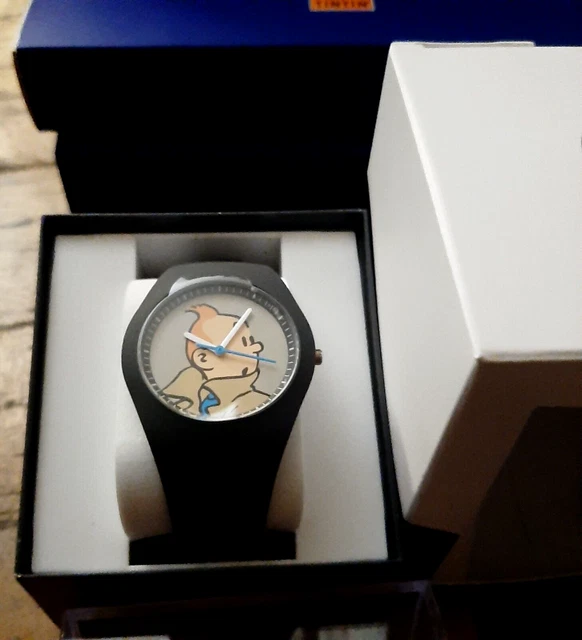 MOULINSART MONTRE Tintin imper En coffret complete des