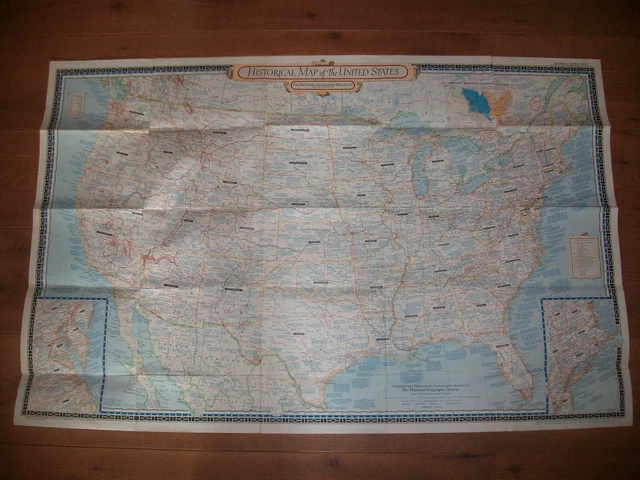 VINTAGE HISTORICAL Map Of The United - Vintage Historical Map Of The United States.webp