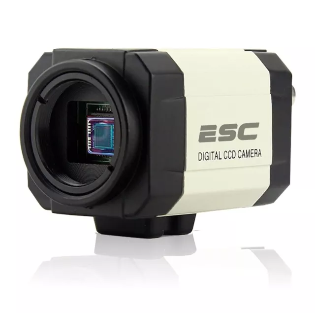 ESC Medicams Microscopio Cámara Full HD 2.4 MP 1080P Adaptador de montura C...