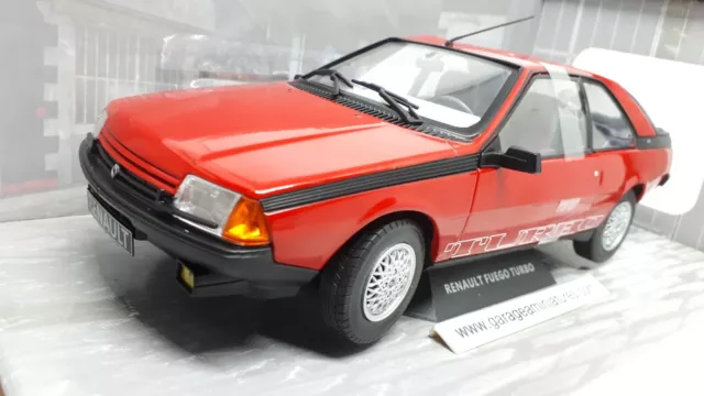 RENAULT,FUEGO,TURBO,ROUGE,1980,SOLIDO,S1806401,1/18ème,miniature,collection,