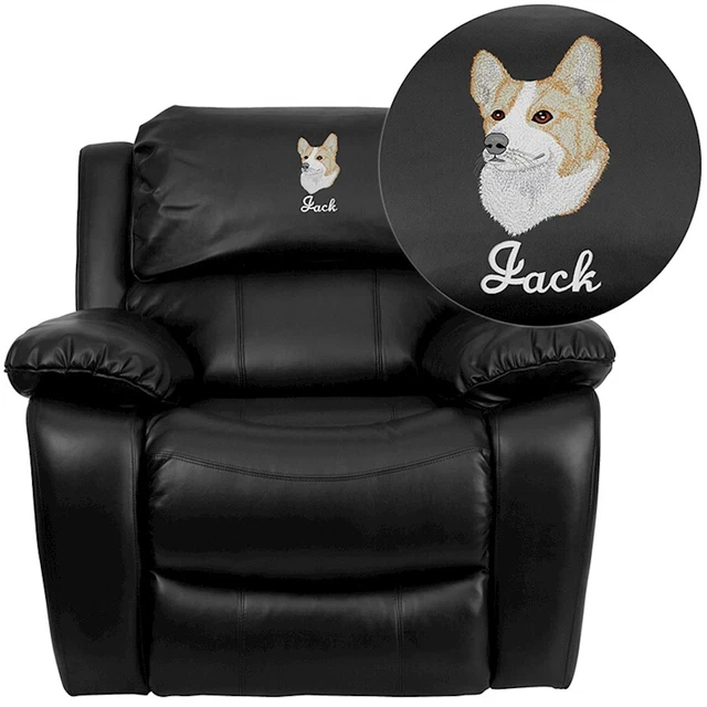 Flash Furniture Black LeatherSoft Rocker Recliner - MEN-DA3439-91-BK-TXTEMB-GG
