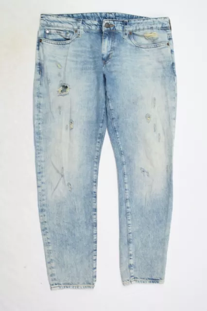 Denim & Supply Ralph Lauren Jeans Womens 27 Blue Distressed Boyfriend Skinny